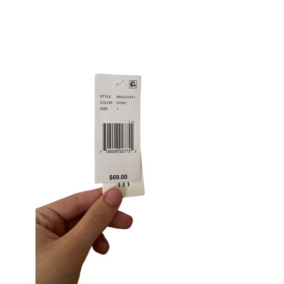 City Vibe Ivory Lace Sleeveless Mini Dress With Floral Pattern Size 1 Adjustable - Picture 5 of 9